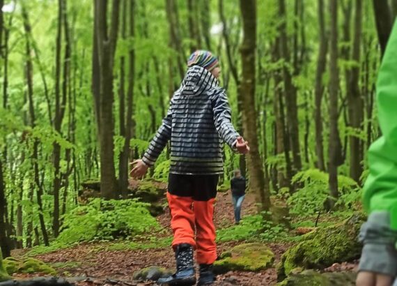 Kinder im Wald