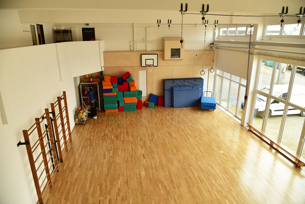 Turnhalle Psychomotorik-Verein Bamberg von oben